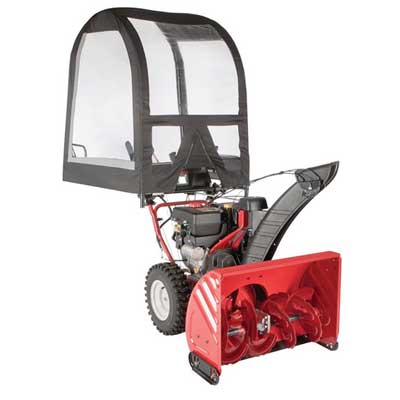 Atlas 490-241-B032 Deluxe Universal Snow Blower Cab - Fits Most Medium and Large Two-Stage Snow Throwers